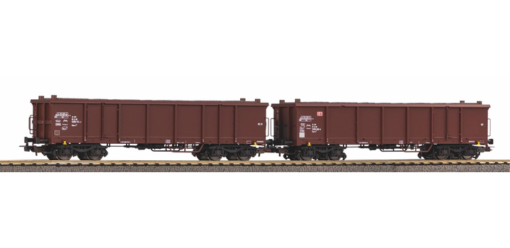58235 Piko 2-delige set Eaos Hogeboordwagens met houtlading DB AG VI