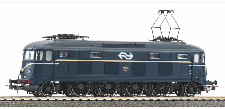 97504 Piko E-lok NS Rh 1000 - 1007 Blauw met vignet IV