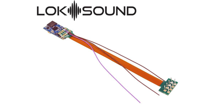 58810-1 ESU LokSound 5 Micro DCC/MM/SX/M4 8-pin NEM652 met luidspreker 11x15mm MET GELUID