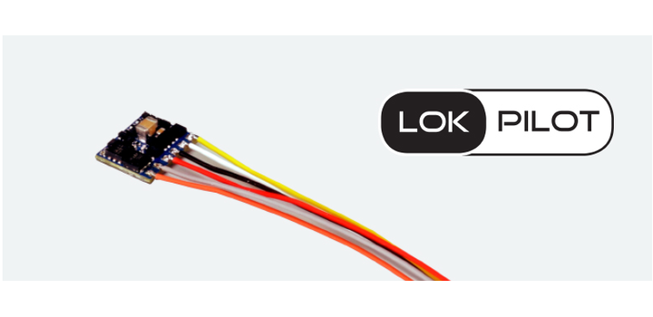 59110 ESU LokPilot 5 FX micro functie decoder DCC/MM/SX, 8-pin NEM652