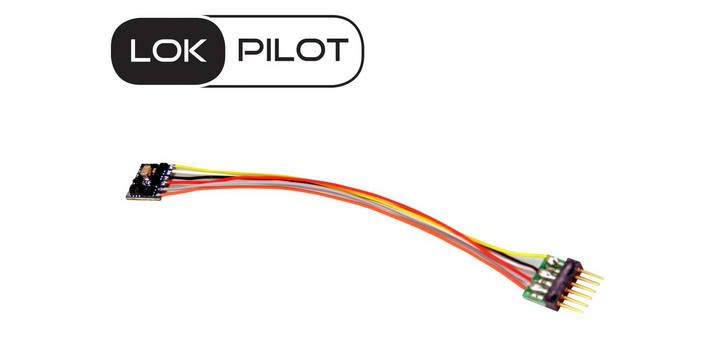 59816 ESU LokPilot 5 micro DCC/MM/SX, 6-pin NEM651
