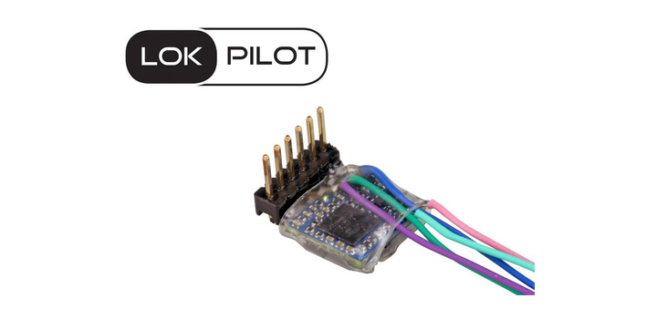 59857 ESU LokPilot 5 micro DCC, 6-pin NEM651 gewikkeld, direct