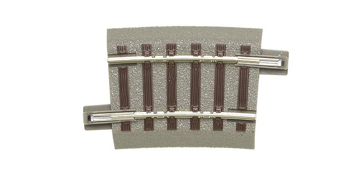 61129 Roco Gebogen rail R2 7,5 Graden