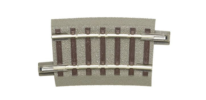61130 Roco Gebogen rail R3 7,5 graden