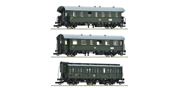 6200131 Roco 3-delige Set 2: Nebenbahnzug DR