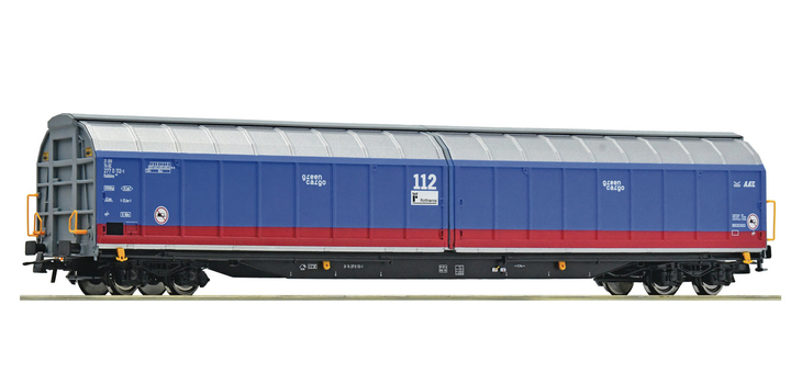 6600001 Roco Schuifwandwagen Green Cargo SJ