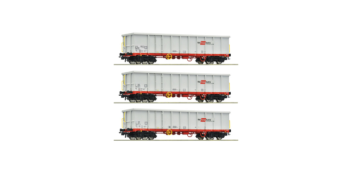 6600121 Roco Set 3-delig Open goederenwagens ÖBB