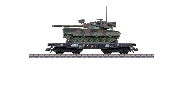 48876 Marklin Platte wagen voor zwaar transport type Rlmmps
