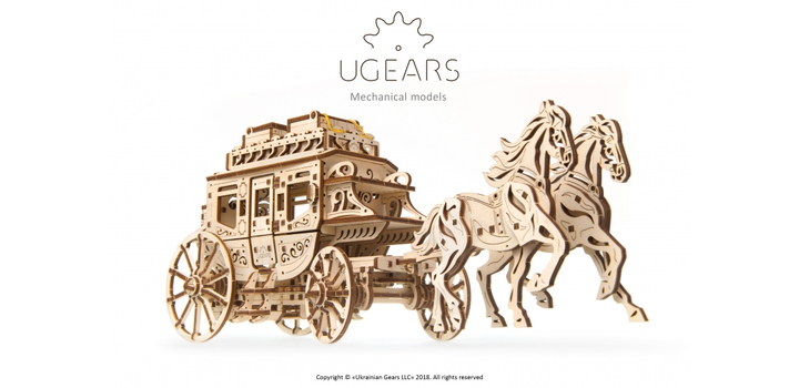 70032 UGears Koets