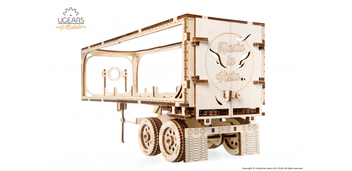 70039 UGears Heavy Boy Truck Trailer VM-03