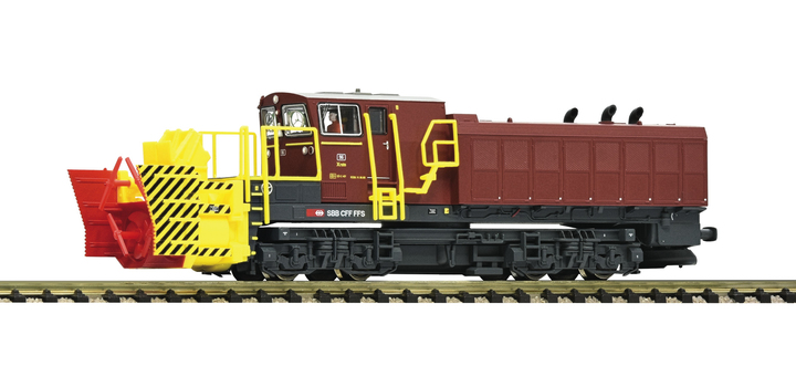 7370021 Fleischmann N Beilhack Schneeschleuder SBB DCC Sound
