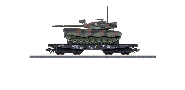 48877 Marklin Platte wagen voor zwaar transport type Rlmmps