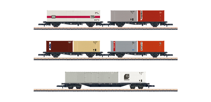 82664 Marklin Z Set containerwagens