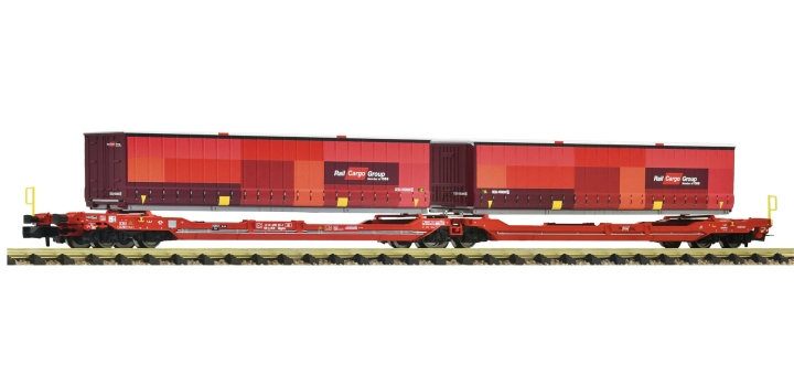 6660133 Fleischmann N Doppeltaschen-Gelenkwagen T3000e, ÖBB/RCW