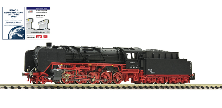 714403 Fleischmann N Stoomlocomotief BR 44 141 DRG