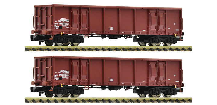 830253 Fleischmann N Set 2-delig Open goederenwagens Eas 5948 DR