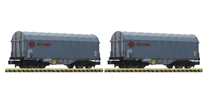 837927 Fleischmann N Set Schuifhuifwagens ERMEWA