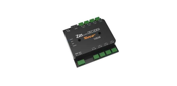 10836 Roco Z21 switch DECODER voor 8 wissels of 16 lampen