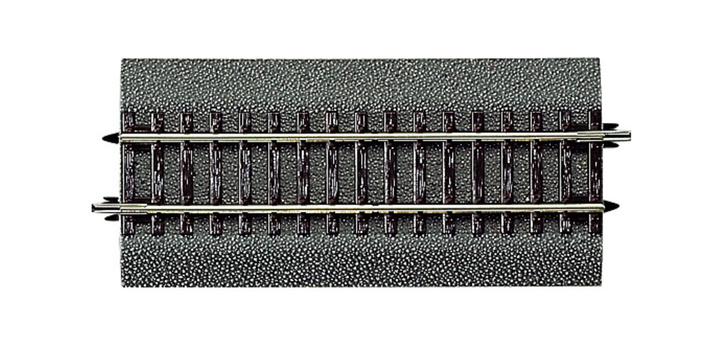 42511 Roco Line met bedding Rechte rail DG1, 119mm