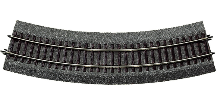 42523 Roco Line met bedding Gebogen rail R3, 30?