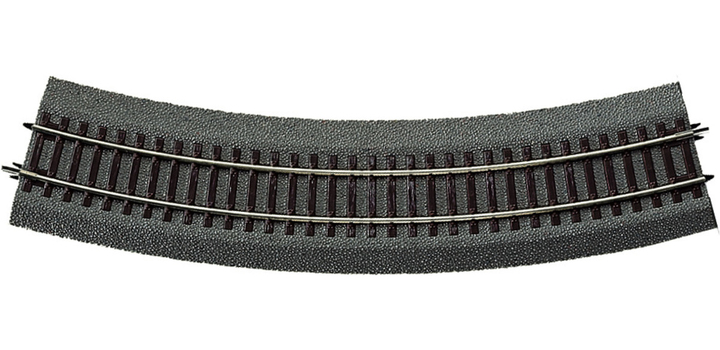 42524 Roco Line met bedding Gebogen rail R4, 30?