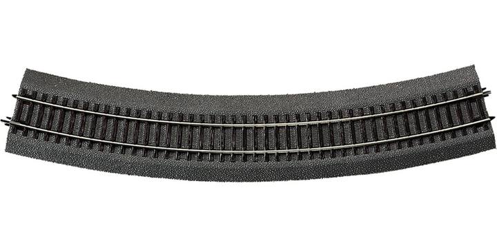 42526 Roco Line met bedding Gebogen rail R6, 30?