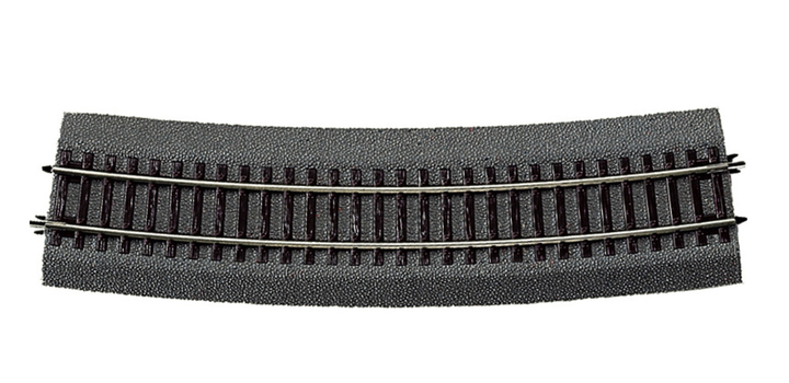 42527 Roco Line met bedding Gebogen rail R9, 15?