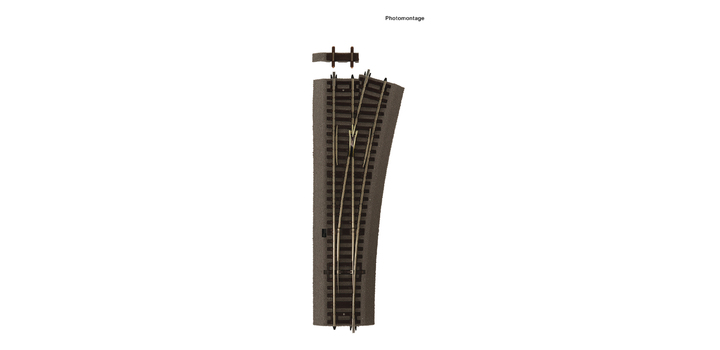 42535 Roco Line met bedding Wissel rechts Wr15