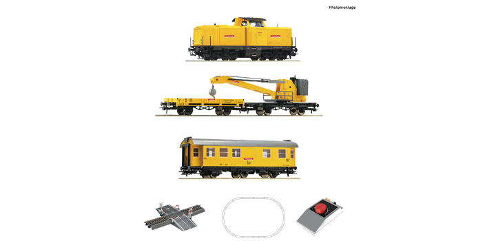 5100002 Roco Analoge startset Diesellocomotief met bouwkraan