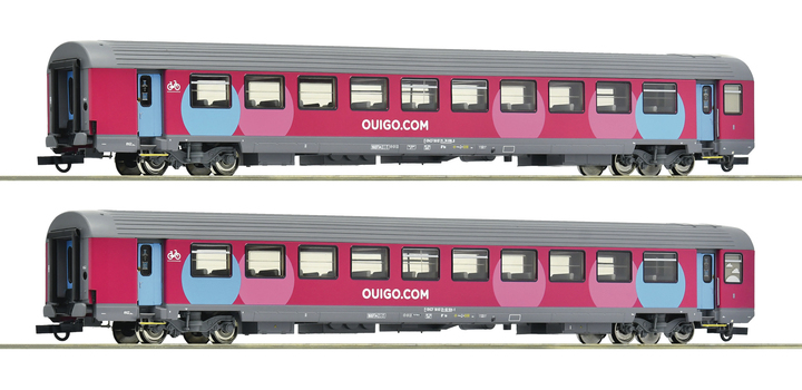 6200024 Roco Personenrijtuigenset Set 1: Corailwagen, SNCF
