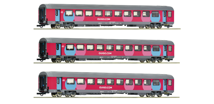 6200025 Roco Personenrijtuigenset Set 2: Corailwagen, SNCF