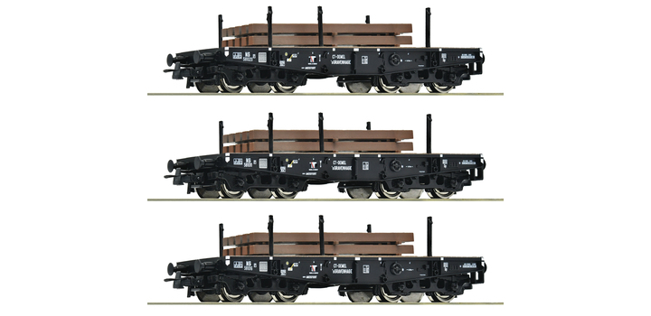 6600016 Roco 3-delige set Zwarelastwagen NS