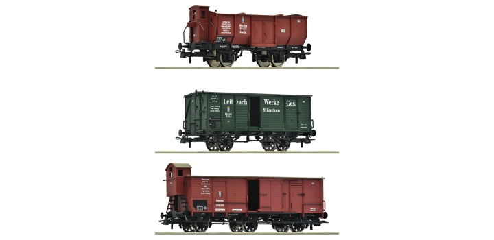 6600223 Roco 3-tlg. Set: Güterzug K.Bay.Sts.B.