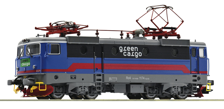 70457 Roco E-lok Rc4 1174 Green Cargo SJ