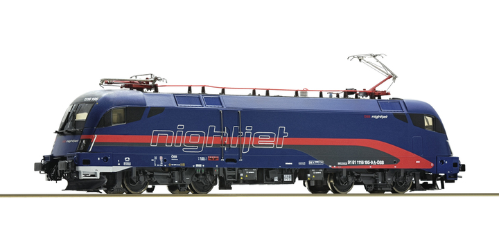 78496 Roco E-lok Taurus 1116 195-9 ?Nightjet? ?BB AC Sound
