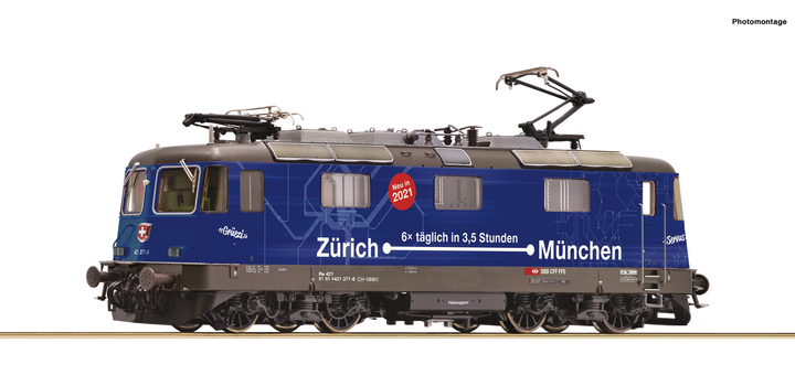 71413 Roco E-lok Re 421 371-6 SBB DCC Sound