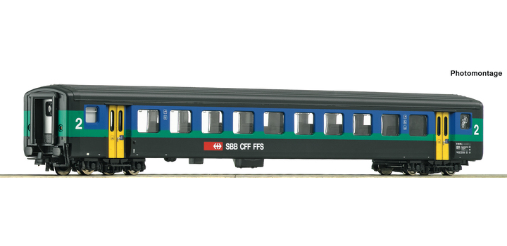 74567 Roco Sneltreinrijtuig EW II 2e Klasse SBB