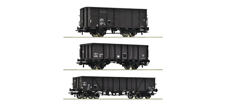 76004 Roco 3-delige goederenwagenset SNCF