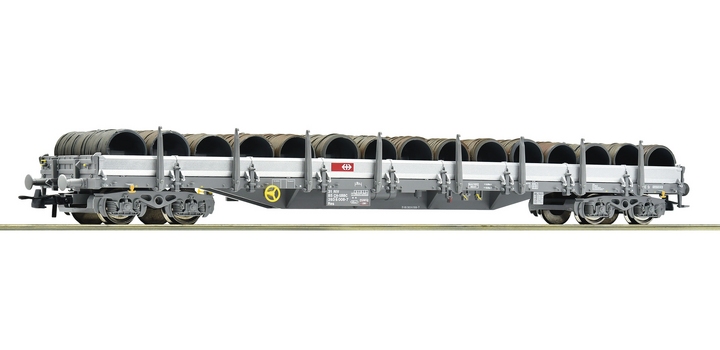 76591B Roco Rongenwagen met lading SBB