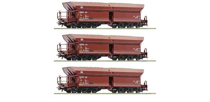 77031 Roco 3-delige set Erzwagens DB set 2