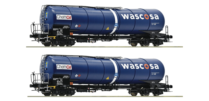 77046 Roco Set ketelwagens Wascosa ChemOil