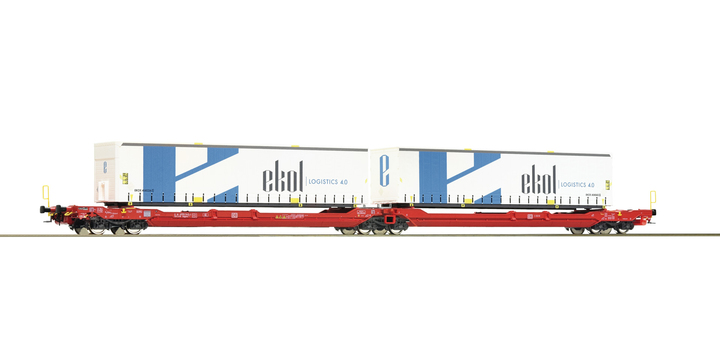 77386 Roco Doppeltaschen-Gelenkwagen T3000e EKOL DB AG