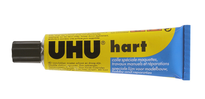 Lijm UHU hart transparant tube 33ml