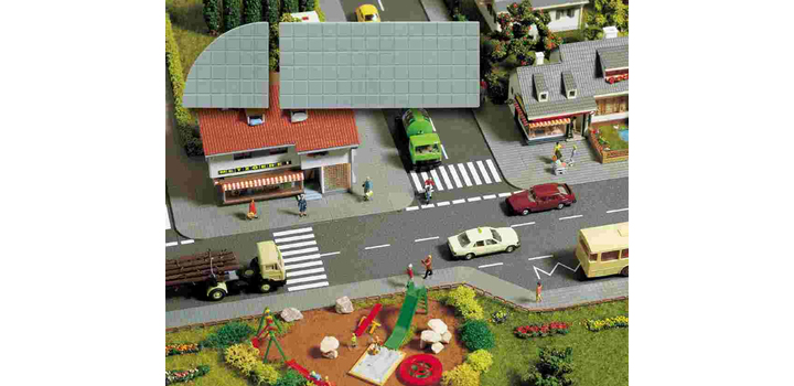 6029 Busch Trottoirplaten H0