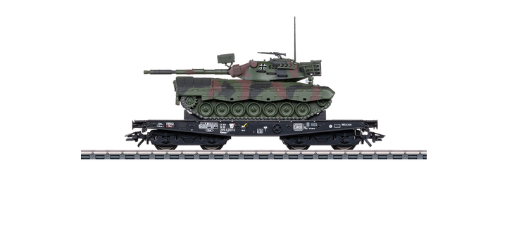 48879 Marklin Platte wagen voor zwaar transport type Rlmmps