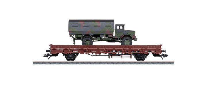 46928 Marklin Rongenwagen type Kbs 443 met lading
