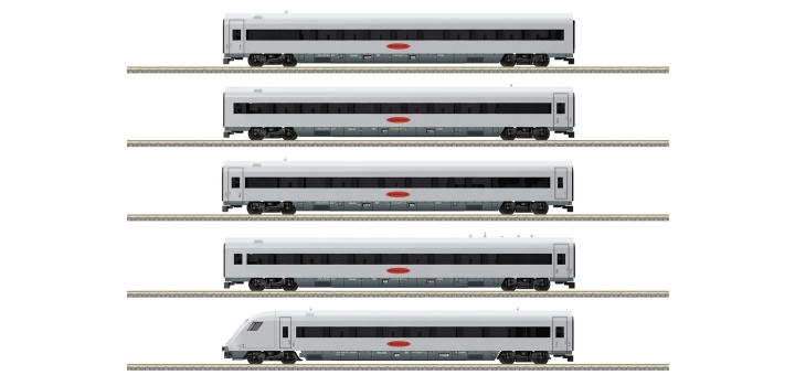 15160 Minitrix N Rijtuigenset Deel 1 DB AG Metropolitan TRIX CLUB