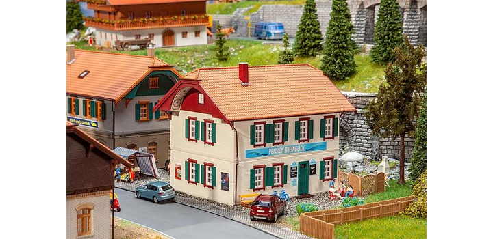 130596 Faller Pension Rheinblick