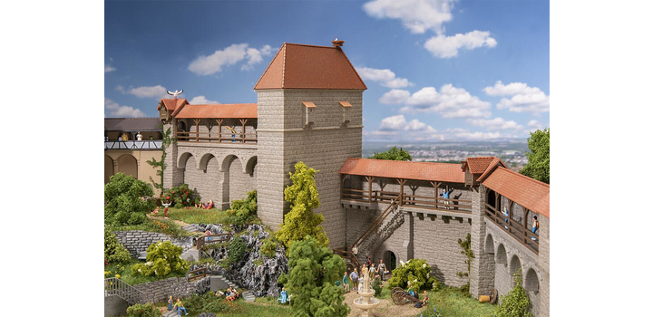 130691 Faller Oude stadsmuren set schildmuur