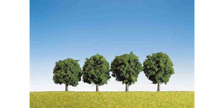 181412 Faller Loofbomen donkergroen 4 st.